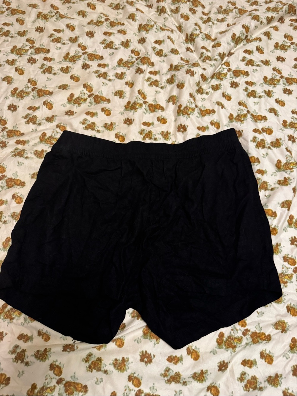 Old Navy Black Women's Linen Shorts